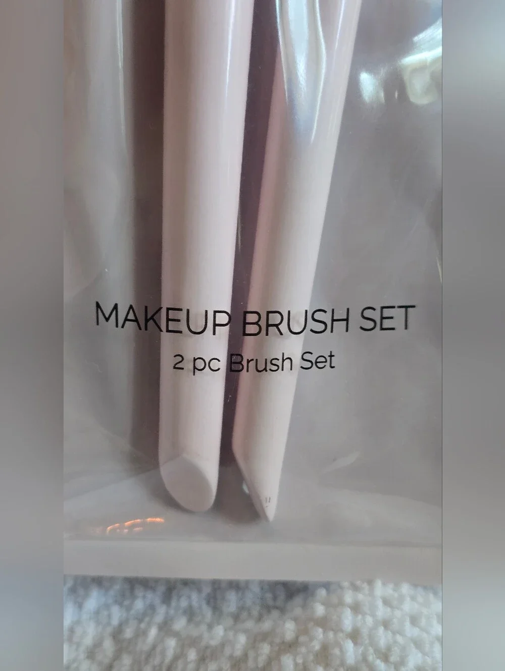 Pinklipps 2 Piece Brush Set Liquid And Powder Makeup Brushes